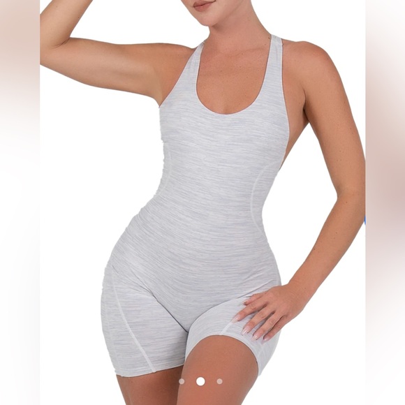 Davis Active Tank Romper *NWOT* - Picture 3 of 4